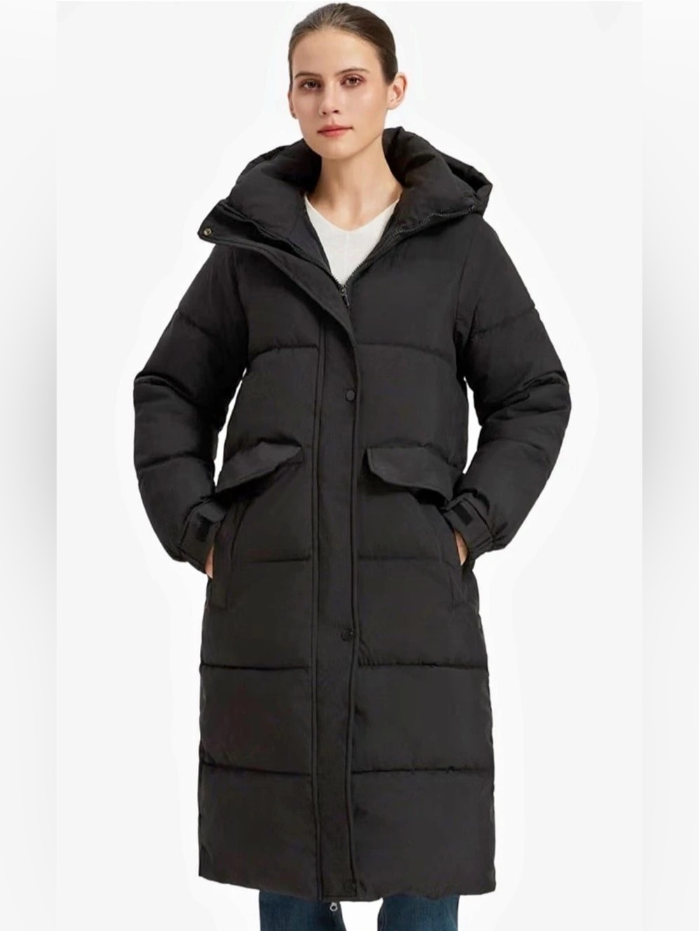 Women’s Long Puffer Jacket I Knee-Length Hooded Coat